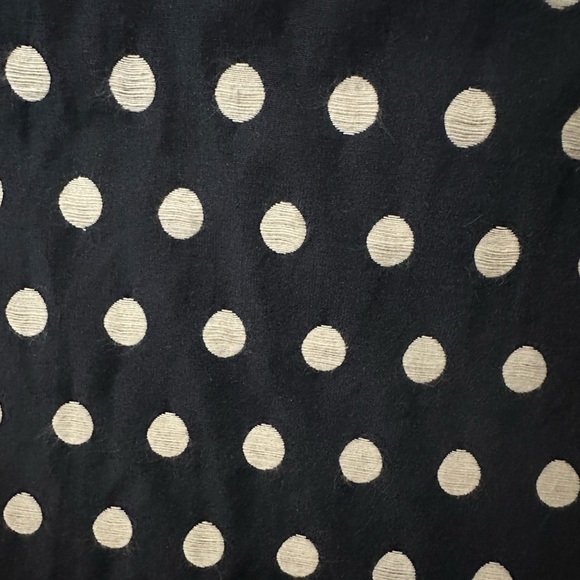 Vintage Eloquii Navy and White Polka Dot Pencil Skirt 50s/60s Retro - Picture 5 of 12